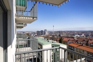 Utsikt från lägenheterna i Volrat Tham Studio Apts