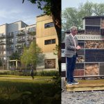 Visionsbild Ädellövet samt Hans Wallenstam och Karin Wanngård